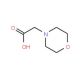 morpholin-4-ylacetic acid (CAS 3235-69-6) - chemical structure image