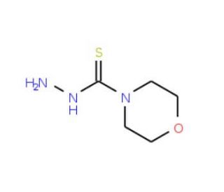 Morpholine-4-carbothiohydrazide (CAS 6499-15-6) - chemical structure image