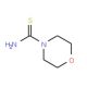 Morpholine-4-carbothioic acid amide (CAS 14294-10-1) - chemical structure image
