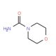 morpholine-4-carboxamide (CAS 2158-02-3) - chemical structure image