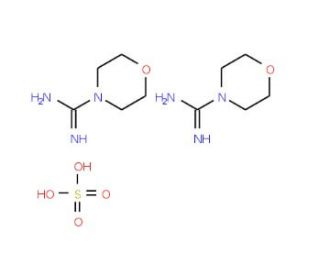 Morpholine-4-carboxamidine hemisulfate (CAS 17238-55-0) - chemical structure image