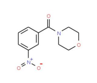 Morpholino(3-nitrophenyl)methanone (CAS 262162-90-3) - chemical structure image