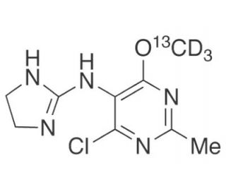 Moxonidine-13C,d3 (CAS 75438-57-2) - chemical structure image