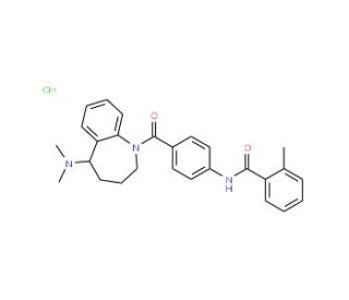 Mozavaptan Hydrochloride (CAS 138470-70-9) - chemical structure image