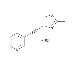 MTEP hydrochloride (CAS 1186195-60-7) - chemical structure image