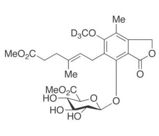Mycophenolic Acid-d3 Methyl Ester 6-Methyl &beta;-D-Glucuronate - chemical structure image