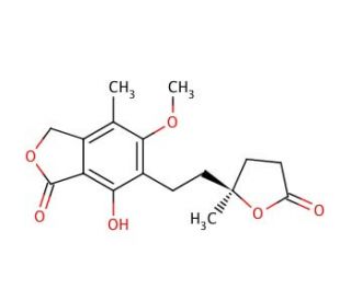Mycophenolic Acid Lactone (EP Impurity H) (CAS 79081-87-1) - chemical structure image