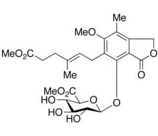 Mycophenolic Acid Methyl Ester 6-Methyl &beta;-D-Glucuronate - chemical structure image