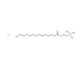 Myristoylcholine Chloride (CAS 4277-89-8) - chemical structure image