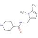 N-[(1,5-dimethyl-1H-pyrrol-2-yl)methyl]piperidine-4-carboxamide - chemical structure image