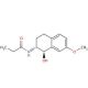 N-[(1R,2R)-1,2,3,4-Tetrahydro-1-hydroxy-7-methoxy-2-naphthalenyl]propanamide (CAS 88058-70-2) - chemical structure image