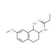 N-[(1S,2S)-1,2,3,4-Tetrahydro-1-hydroxy-7-methoxy-2-naphthalenyl]propanamide (CAS 88058-73-5) - chemical structure image