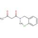 N-[(2-chlorophenyl)methyl]-N-methyl-3-oxobutanamide - chemical structure image