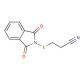 N-[(2-Cyanoethyl)thio]phthalimide (CAS 88683-57-2) - chemical structure image