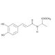 N-[(2E)-3-(3,4-dihydroxyphenyl)-1-oxo-2-propenyl]-L-alanine, methyl ester (CAS 778624-05-8) - chemical structure image