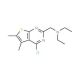 N-[(4-chloro-5,6-dimethylthieno[2,3-d]pyrimidin-2-yl)methyl]-N,N-diethylamine - chemical structure image