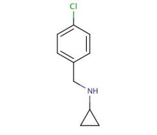 N-[(4-chlorophenyl)methyl]cyclopropanamine - chemical structure image