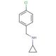 N-[(4-chlorophenyl)methyl]cyclopropanamine - chemical structure image