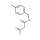 N-[(4-methylphenyl)methyl]-3-oxobutanamide (CAS 710307-99-6) - chemical structure image