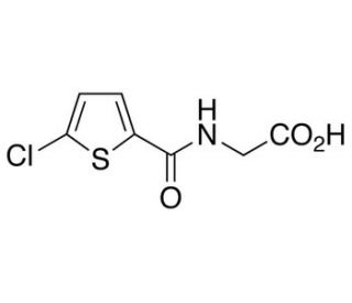 N-[(5-Chloro-2-thienyl)carbonyl]glycine (CAS 873009-45-1) - chemical structure image