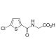 N-[(5-Chloro-2-thienyl)carbonyl]glycine (CAS 873009-45-1) - chemical structure image