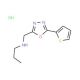 N-[(5-thien-2-yl-1,3,4-oxadiazol-2-yl)methyl]propan-1-amine hydrochloride - chemical structure image