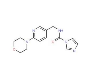 N-[(6-morpholin-4-ylpyridin-3-yl)methyl]-1H-imidazole-1-carboxamide - chemical structure image