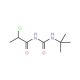 N-[(tert-butylamino)carbonyl]-2-chloropropanamide - chemical structure image
