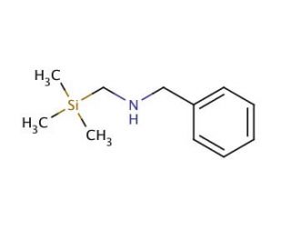 N-[(Trimethylsilyl)methyl]benzylamine (CAS 53215-95-5) - chemical structure image