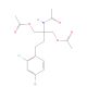 N-[1,1-Bis[(acetyloxy)methyl]-3-(4-bromo-2-chlorophenyl)propyl]acetamide (CAS 951238-23-6) - chemical structure image