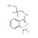 N-(1,1-dioxido-1,2-benzisothiazol-3-yl)-2,2-dimethylpropane-1,3-diamine - chemical structure image