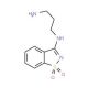 N-(1,1-dioxido-1,2-benzisothiazol-3-yl)propane-1,3-diamine - chemical structure image