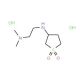 N-(1,1-dioxothiolan-3-yl)-N′,N′-dimethylethane-1,2-diamine dihydrochloride (CAS 93114-08-0) - chemical structure image