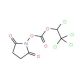 N-(1,2,2,2-Tetrachloroethoxycarbonyloxy)succinimide (CAS 107960-02-1) - chemical structure image