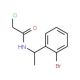 N-[1-(2-bromophenyl)ethyl]-2-chloroacetamide - chemical structure image
