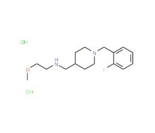 N-{[1-(2-Fluorobenzyl)piperidin-4-yl]methyl}-2-methoxyethanamine dihydrochloride - chemical structure image