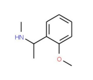 N-[1-(2-methoxyphenyl)ethyl]-N-methylamine - chemical structure image