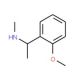 N-[1-(2-methoxyphenyl)ethyl]-N-methylamine - chemical structure image
