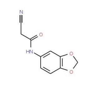 N-1,3-Benzodioxol-5-yl-2-cyanoacetamide - chemical structure image