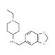 N-(1,3-Benzodioxol-5-ylmethyl)-1-ethylpiperidin-4-amine - chemical structure image