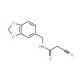 N-(1,3-Benzodioxol-5-ylmethyl)-2-cyanoacetamide - chemical structure image
