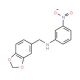 N-(1,3-Benzodioxol-5-ylmethyl)-3-nitroaniline (CAS 191595-08-1) - chemical structure image