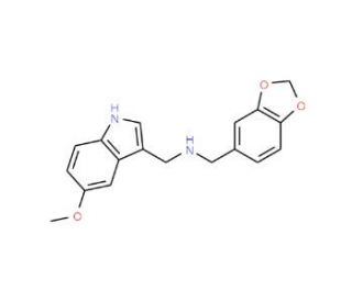N-(1,3-Benzodioxol-5-ylmethyl)-N-[(5-methoxy-1H-indol-3-yl)methyl]amine - chemical structure image
