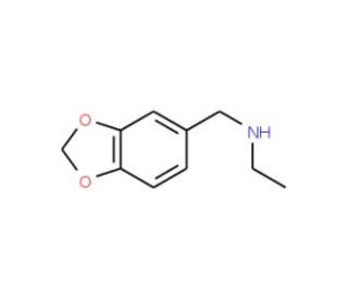 N-(1,3-benzodioxol-5-ylmethyl)-N-ethylamine (CAS 6642-35-9) - chemical structure image