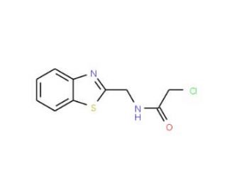 N-(1,3-benzothiazol-2-ylmethyl)-2-chloroacetamide - chemical structure image