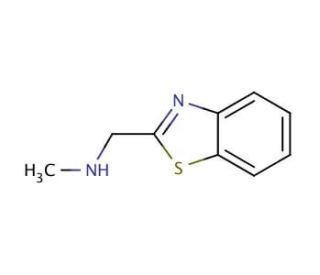 N-(1,3-benzothiazol-2-ylmethyl)-N-methylamine (CAS 17681-30-0) - chemical structure image
