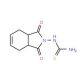 N-(1,3-dioxo-1,3,3a,4,7,7a-hexahydro-2H-isoindol-2-yl)thiourea (CAS 176649-06-2) - chemical structure image
