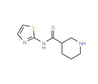 N-(1,3-thiazol-2-yl)piperidine-3-carboxamide - chemical structure image