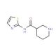 N-(1,3-thiazol-2-yl)piperidine-3-carboxamide - chemical structure image