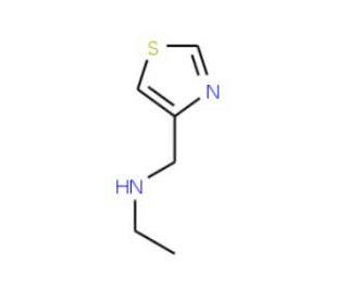 N-(1,3-Thiazol-4-ylmethyl)ethanamine (CAS 947767-58-0) - chemical structure image